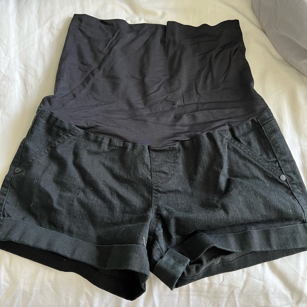 Maternity over the bump shorts
